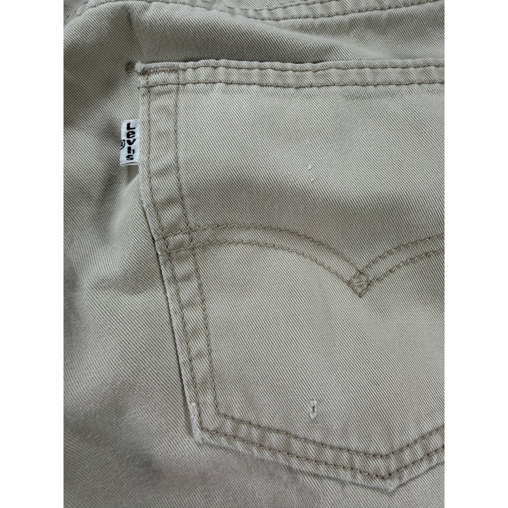 Levi's 514 Jeans Mens 32x32 Beige Khaki Straight Fit - Picture 10 of 15